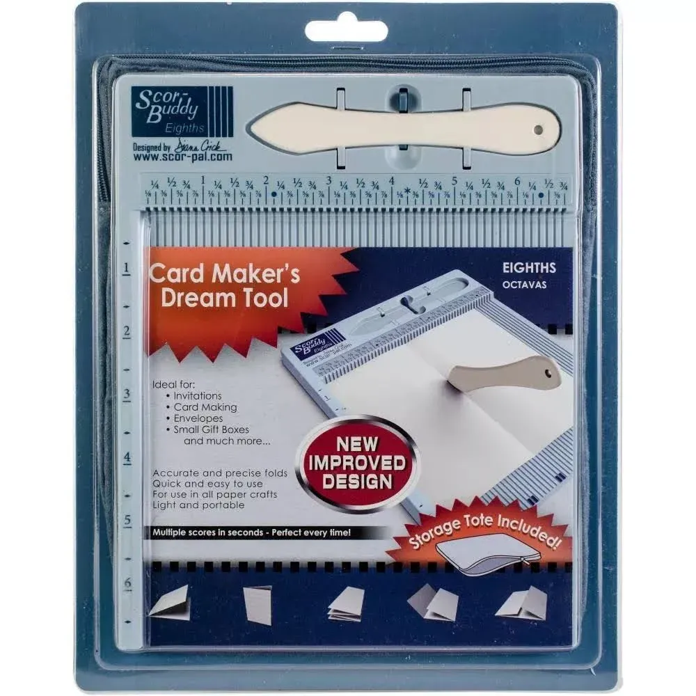 Scor-Pal Scor-Buddy Eighths Mini Scoring Board 9"x7.5" Imperial, Multi