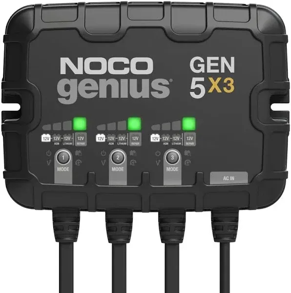 NOCO Genius 15 Amp Battery Charger GEN5X3