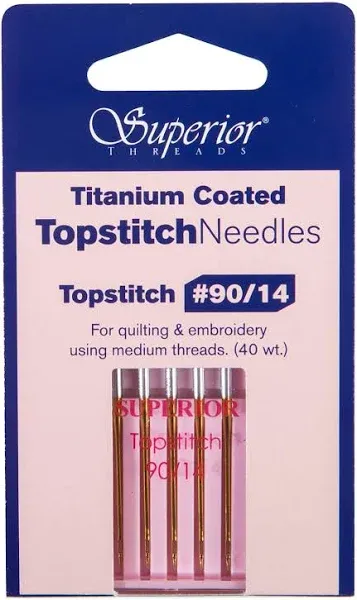 Superior Threads Topstitch Titanium-Coated Needles