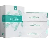 Neenah Vellum Bristol Cardstock, Lightweight, 325 Sheets, 67 lb/147 gsm, 94 Brightness, 8.5" x 11" - MORE SHEETS! (91633)