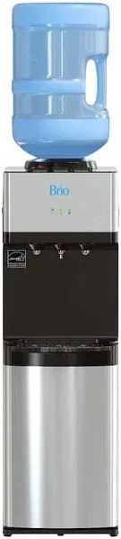 Brio CLTL520 Top Load Water Dispenser Hot Room And Cold Black New Open Box