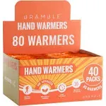 Bramble Hand Warmers Disposable - 80 Pack (40 Twin Packs) - Pocket Warmers for Hiking, Outdoor Activities, Golf - 8+ Hours of Heat