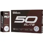 Wilson 50 Elite Golf Balls · White