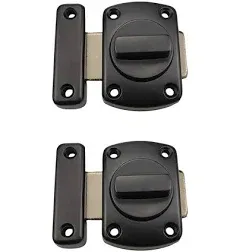 2.5"Rotate Bolt Door Latch/Gate Latch,2 pack,Safety Door Lock