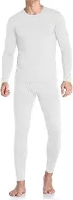 WEERTI Thermal Underwear for Men Long Johns Base Fleece Lined