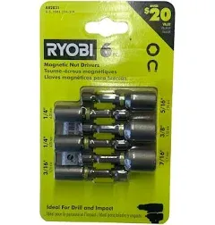 RYOBI Impact Rated Magnetic Nut Driver Set