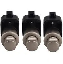 Set of 3 Push Button Lock for RV Motorhome Boat Cabinets