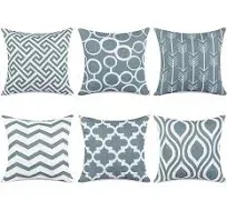 Topfinel Geometric Indoor/Outdoor Pillow Cover