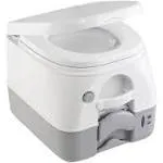 Dometic - Sealand 974msd Portable Toilet 2.6 Gallon - Grey W Brackets