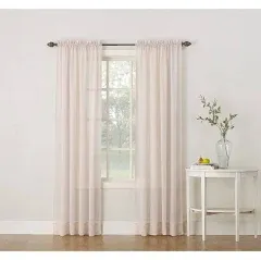 No. 918 Erica Crushed Sheer Voile Grommet Curtain Panel