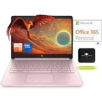 HP 14-dq0003dx Laptop 14" HD Display Intel Celeron N4020 1.1GHz 4GB DDR4 64GB eMMC Windows 10 Home S - Pale Gold