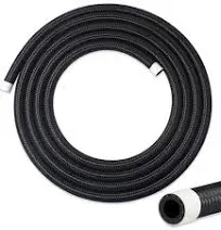 6AN Fuel Line, 6AN 3/8 inch CPE Fuel Hose, 10FT Transmission/Oil Cooler Lines, Nylon Braided Fuel Line Hose.