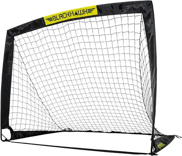 Soccer Goal - Pop Up Backyard Soccer Nets - Foldable, Optic Yellow