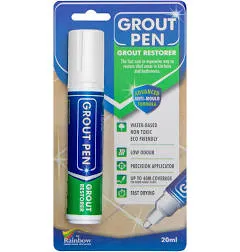 GROUT PEN Tile Paint Marker: Waterproof Grout Paint, Tile Grout Colorant and Sealer Pen