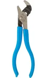 Straight Jaw Tongue &amp; Groove Pliers 4.5-inch 1/2-inch Jaw Capacity 3 Adjustments