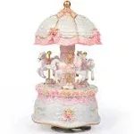 Carousel Music Box for Girls Kids with Color Change Led Lights Luxury Glitter...