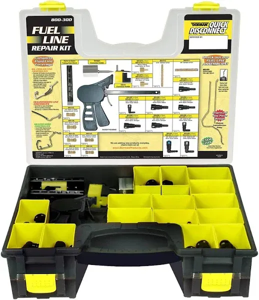 800-300 Nylon Fuel Line Repair Kit, 104 Piece Universal Fit Sale