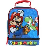 Super Mario Bros. Square Double Compartment Insulated Lunch Box Tote