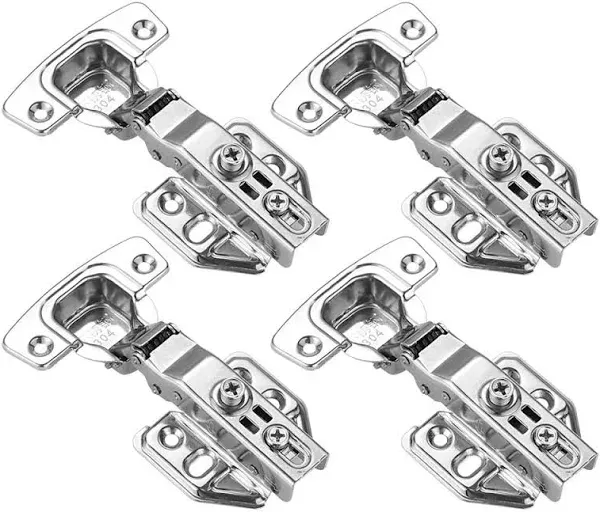 JQK Cabinet Hinges, 100 Degree Soft  Assorted Item Package Quantitys , Sizes 