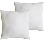 Southern Textiles Throw Pillow Inserts, Premium 100% Cotton Sateen, 12