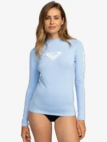 Roxy Women's Rash Guard Whole Hearted UPF 50+Long Sleeve Sun Protection Swim Shirt-Quick Dry Rashguard