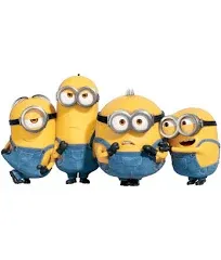 RoomMates Minions Despicable Me 3 Peeking Minions Giant Peel and Stick Wall Decals, RMK3567GM