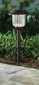 Member&s Mark 5-Piece LED Solar Path Lights, Oil-Rubbed Bronze