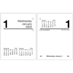 AT-A-GLANCE Daily Loose-Leaf Desk Calendar Refill