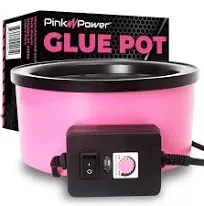 Pink Power 1lb Hot Glue Pellets Hot Melt Glue for Crafting - Skillet Glue for Floral and Crafts for Pink Power Hot Glue Pot PP220 Hot Glue Pillow Cubes Adhesive for Mini Glue Skillets