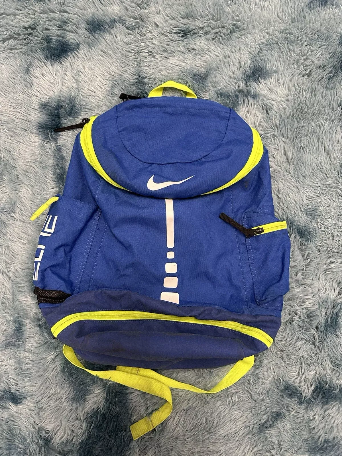 Nike Hoops Elite Pro Basketball Backpack Blue Used