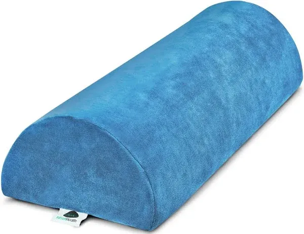 AllSett Health Large Half Moon Bolster Pillow for Legs, Knees, Lower Back and ...