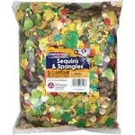 Creativity Street Sequins & Spangles Classroom Pack Assorted Metallic Colors 1 lb/Pack