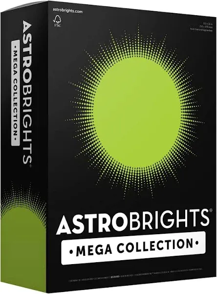 Astrobrights Mega Collection Colored Paper