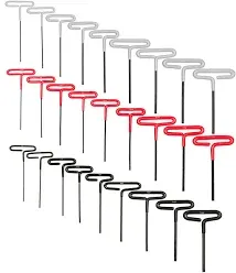 T-Handle Allen Wrench &amp; Torx Set, 27-Piece, Industrial Grade Steel