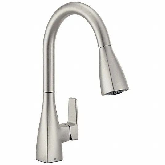 Kitchen Faucet: Slate™, 76162, Spot Resist Stainless Finish, 1.5 gpm Flow Rate