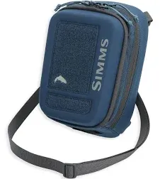 Simms Freestone Water Resistant Outdoor Chest Bag with Pockets, Midnight