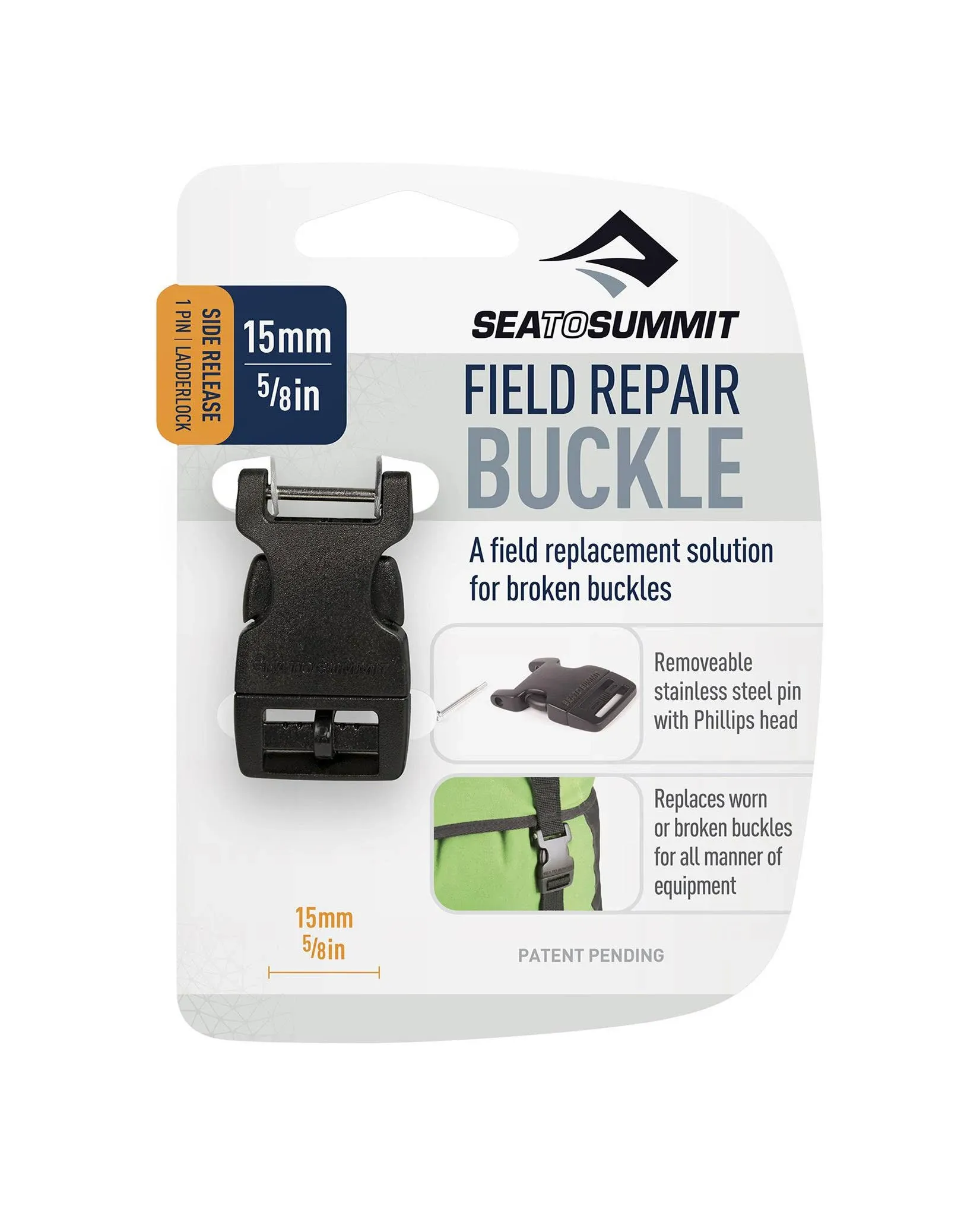 Sea to Summit: Field Repair Buckle, Side Release, 1"