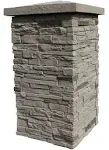 NextStone Faux Polyurethane Stone Column Wrap - Sahara