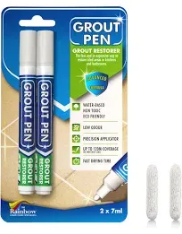 Grout Pen Tile Paint Marker Waterproof Grout Paint, Tile Grout Colorant and Sealer Pen