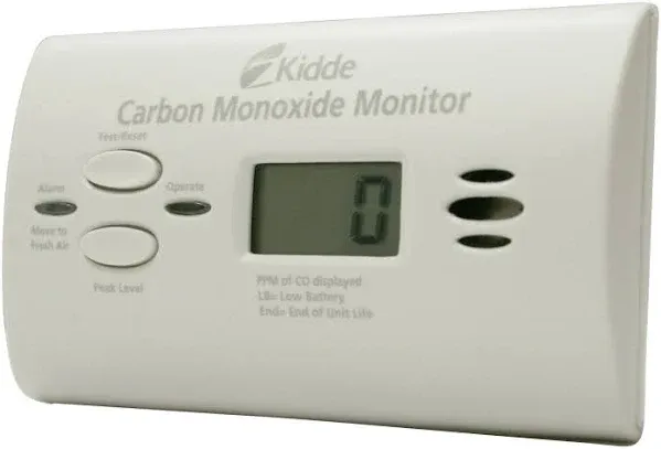 Ultra-Sensitive Battery Operated Carbon Monoxide Detector with Digital Display