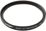 Tiffen 52UVP 52mm UV Protection Filter,black, 2.04"L x 2.04"W