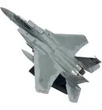 1/100 Scale Diecast Airplanes F15 Eagle American Navy Airplanes Model for Gift