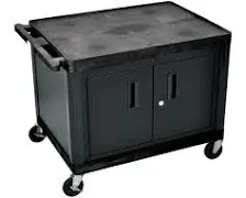 Luxor LP27C-B 27"H A/V Cart