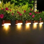 Solar Deck Lights Outdoor, 16 Pcs Solar Step LED Waterproof Lighting for Outdoor