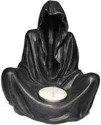 Candle Holder Grim Reaper Gothic Decor Sculptures Statues Art Resin Decorations