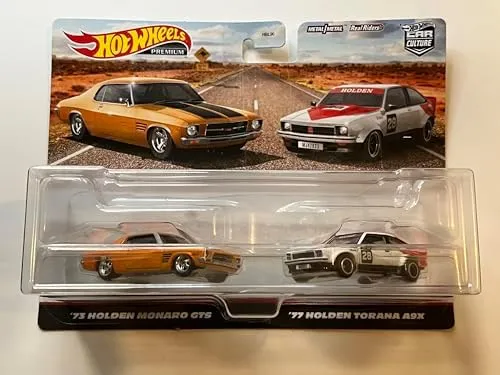 Hot Wheels Premium Car Culture 73 Holden Monaro GTS77Holden ToranaA9X 2 Pack