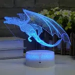 Dragon Lamp Dragon Night Light Kids Night Light16 Colors with Remote Control ...