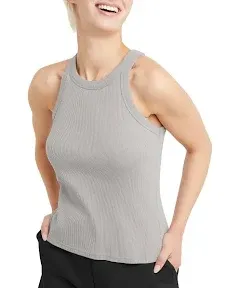 Hanes Women's Originals Racerback Tank Top, Cotton Ribbed Tank, Women's Sleeveless Shirt, Available In Plus