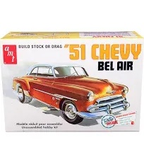 Round 2 LLC 1/25 1951 Chevy Bel Air AMT862 Plastics Car/Truck 1/24-1/25 Open Box