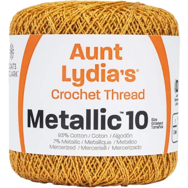 Aunt Lydia's Metallic Crochet Thread